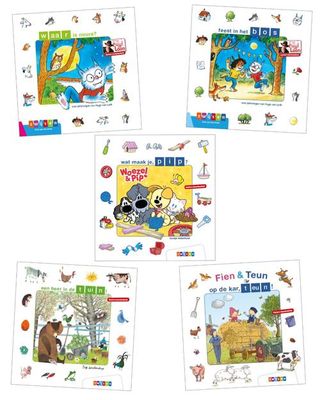 Pakket kleuters samenleesboeken 2 (5 titels) - Paperback (9789048750177)