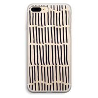 Moroccan stripes: iPhone 7 Plus Transparant Hoesje