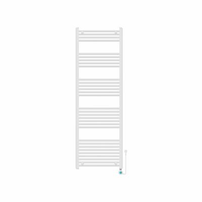Viidako - Elektrische Handdoekradiator - Met thermostaat - 1800×600 mm - Mat wit- 900 Watt