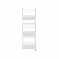 Viidako - Elektrische Handdoekradiator - Met thermostaat - 1800×600 mm - Mat wit- 900 Watt