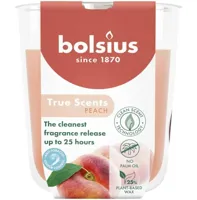 Bolsius geurglas small true scents peach