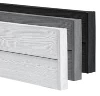 Berton Rabat houtmotiefplaat smal wit/grijs 184 cm Tuindeco - Tuindeco