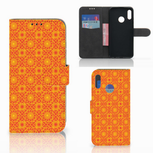 Honor 10 Lite Telefoon Hoesje Batik Oranje