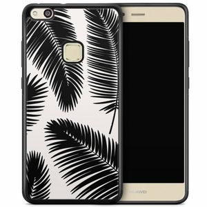 Huawei P10 Lite hoesje - Palm leaves silhouette