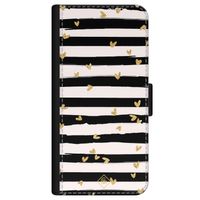 iPhone 12 mini flipcase - Hart streepjes