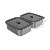 Weber Works Prep Containers Set van 2 Voorbereidingsbak BBQ Voorraadbak