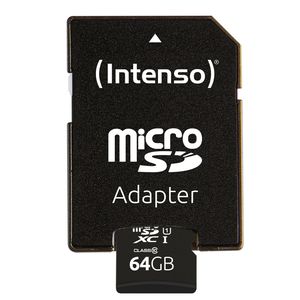 Intenso 64GB microSDXC Performance microSD-kaart 64 GB Class 10 UHS-I Waterdicht