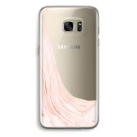 Peach bath: Samsung Galaxy S7 Edge Transparant Hoesje - thumbnail
