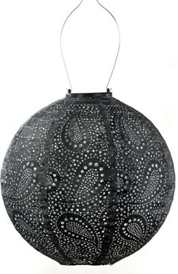 Lumiz solar lampion Paisley 30 cm donker grijs