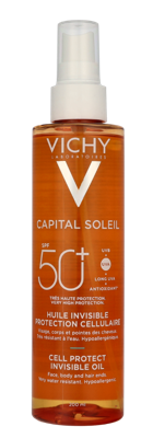 Vichy Capital Soleil Cell Protect Invisible Oil SPF50+ 200 ml
