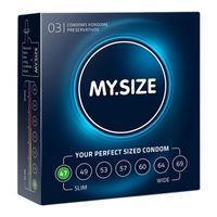 My Size - Natural Latex Condom 47 Width 3 St. My Size - Natural Latex Condom 47 Width 3 St.
