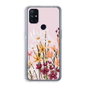 Painted wildflowers: OnePlus Nord N10 5G Transparant Hoesje