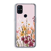 Painted wildflowers: OnePlus Nord N10 5G Transparant Hoesje