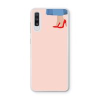 High heels: Samsung Galaxy A70 Transparant Hoesje