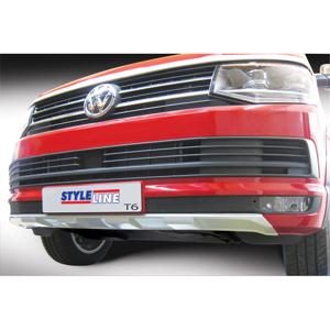 RGM Voorspoiler 'Skid-Plate' Volkswagen Transporter T6 2015- Zilver GRFSP165S