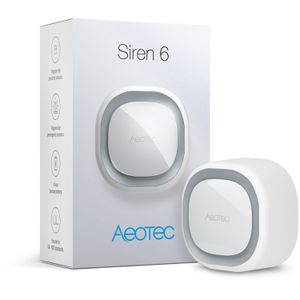 Z-Wave Siren 6 Draadloze sirene Binnen/buiten Wit