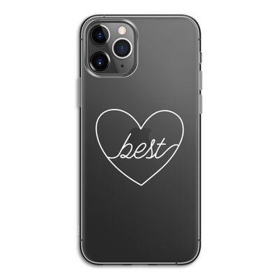 Best heart pastel: iPhone 11 Pro Transparant Hoesje