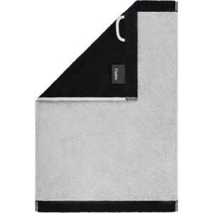 Cawö Cawo Lifestyle Splash Doubleface 7071 Gastendoekje 30x50 platin/schwarz