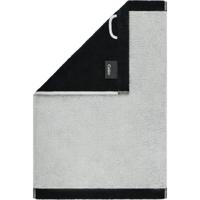 Cawö Cawo Lifestyle Splash Doubleface 7071 Gastendoekje 30x50 platin/schwarz