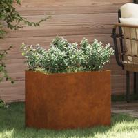 Tuin Bloempot Bruin 50 x 32 x 40 cm Verweerd staal