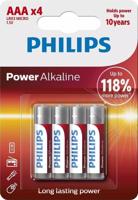 Philips Philips Powerlife Potlood LR03 AAA bl.a4 3013005 Philips Philips Powerlife Potlood LR03 AAA bl.a4 3013005