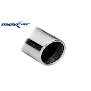 InoxCar uitlaat passend voor Mini One R56 1.6 75pk 2010-2011 1x90mm X-Race IXMICO15XR90