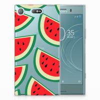 Sony Xperia XZ1 Compact | Siliconen Case | Watermelons