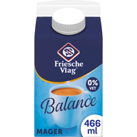 Friesche Vlag Balance Mager 0% Vet 466 ml bij Jumbo