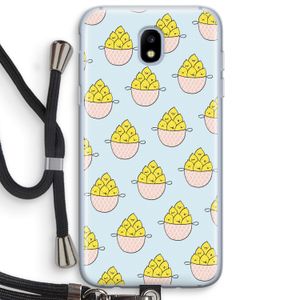 Citroenen: Samsung Galaxy J5 (2017) Transparant Hoesje met koord