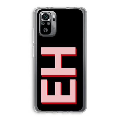 Monogram: Xiaomi Redmi Note 10S Transparant Hoesje