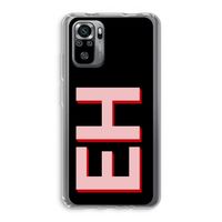 Monogram: Xiaomi Redmi Note 10S Transparant Hoesje