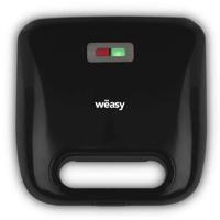 WEASY JOY600 - 4 in 1 tosti-ijzer - 4 verwisselbare platen - 750W - Controlelampje - Antiaanbaklaag
