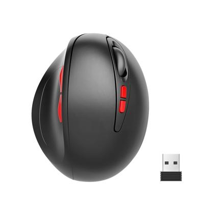 HXSJ T33 2.4 GHz ergonomische optische draadloze notebook PC muis (zwart)