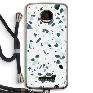 Terrazzo N°2: Motorola Moto Z Force Transparant Hoesje met koord
