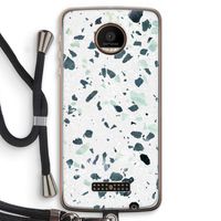 Terrazzo N°2: Motorola Moto Z Force Transparant Hoesje met koord