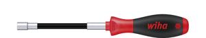 Wiha 372060 Schroevendraaier SoftFinish zeskantdopsleutel met flexibele schacht 6.0 mm x 150 mm - 01437