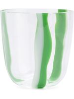 Carlo Moretti verre à rayures - Vert