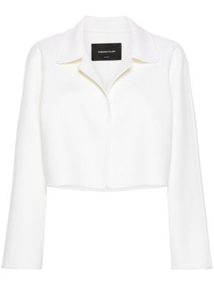 Fabiana Filippi veste crop zippée - Tons neutres