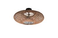 Trio Plafondlamp Hedda rotan 612300236