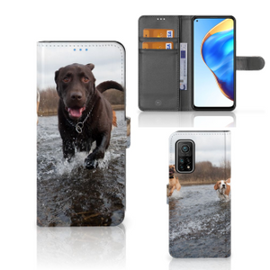 Xiaomi Mi 10T Pro | Mi 10T Telefoonhoesje met Pasjes Honden Labrador