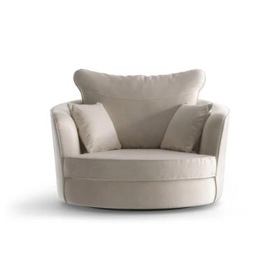 Haluta - Fauteuil Yannick - 125x125x80 - Draaibaar - Crème