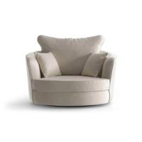 Haluta - Fauteuil Yannick - 125x125x80 - Draaibaar - Crème