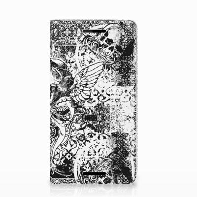 Mobiel BookCase Nokia 2.1 2018 Skulls Angel Mobiel BookCase Nokia 2.1 2018 Skulls Angel
