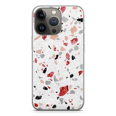 Terrazzo N°12: iPhone 13 Pro Transparant Hoesje