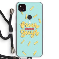 Always fries: Pixel 4a 5G Transparant Hoesje met koord