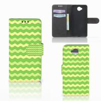 Microsoft Lumia 650 | Telefoon Hoesje | Waves Green