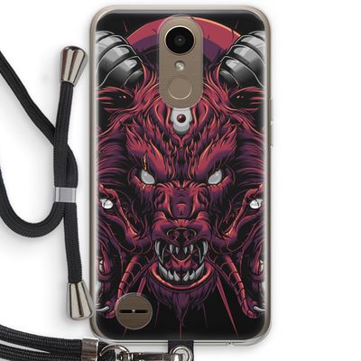 Hell Hound and Serpents: LG K10 (2017) Transparant Hoesje met koord