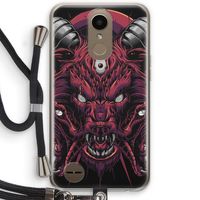 Hell Hound and Serpents: LG K10 (2017) Transparant Hoesje met koord