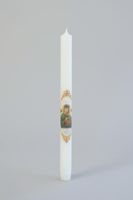 Traditionele Kerkkaars - Mariakaars - 30 x 2.3 cm - thumbnail
