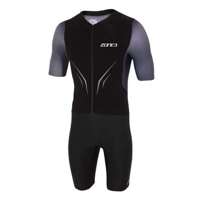Zone3 Aeroforce-X Trisuit Korte Mouwen Zwart/Grijs Heren Zone3 Aeroforce-X Trisuit Korte Mouwen Zwart/Grijs Heren